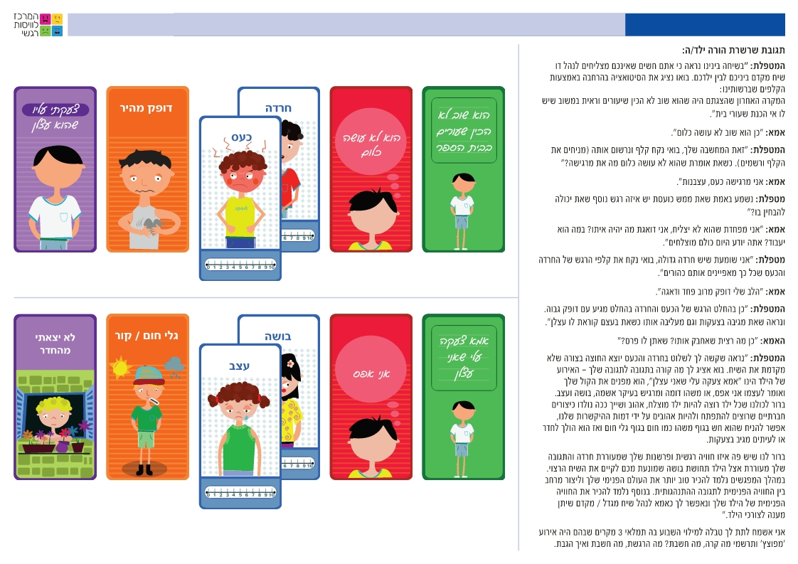 המרכז לוויסות רגשי – שלי זאנטקרן
