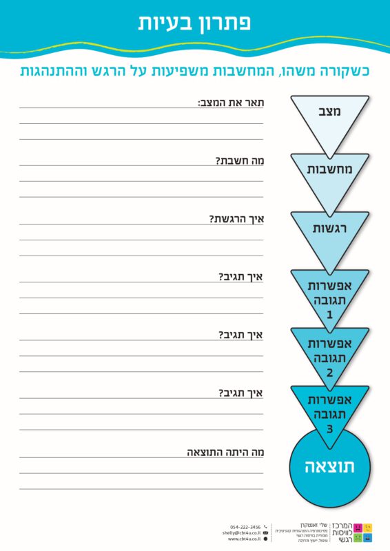 המרכז לוויסות רגשי – שלי זאנטקרן